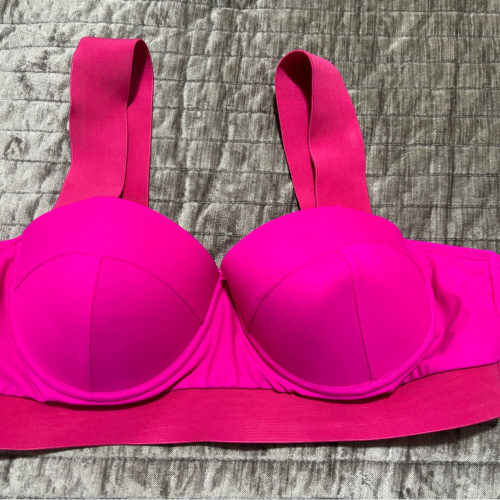 Spandex Hot Pink Bra Bralette